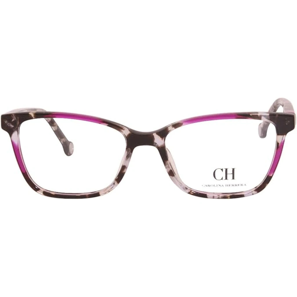 Carolina Herrera VHE 856 K Tortoise Blue 0781 Eyeglasses